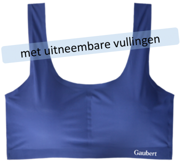Gaubert Invisible Comfort BH X2032 Blauw, naadloos