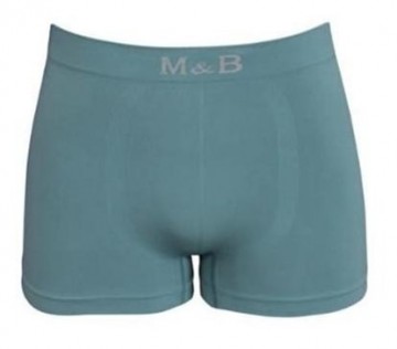 Naadloze M&B boxershort B1030 in groen
