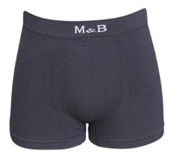 Naadloze M&B boxershort B1030 in zwart