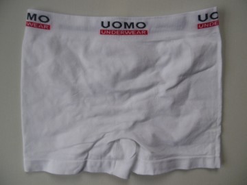 Uomo Underwear boxershort B1002 in wit achterzijde