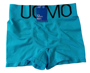 B1198 mb naadloze uomo heren boxershort lblauw