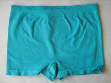 M&B B6027 dames boxer turquoise – detail van stevige microfiber stof en naadloze afwerking