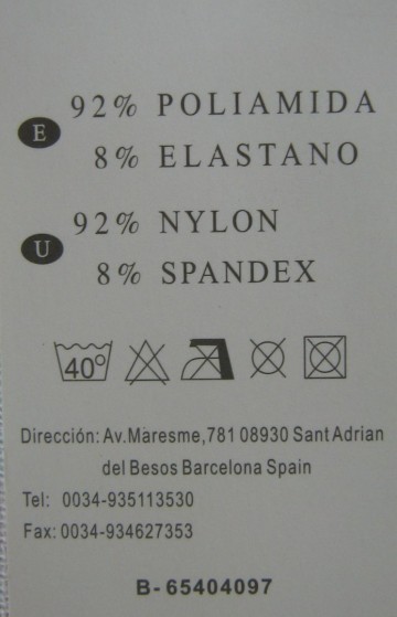 Naadloze microfiber dames boxer M&B B6027 wit – label