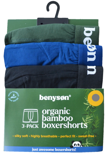 Bamboe boxershort uni color 3pack 2