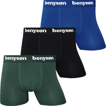 Bamboe boxershort uni color set 2