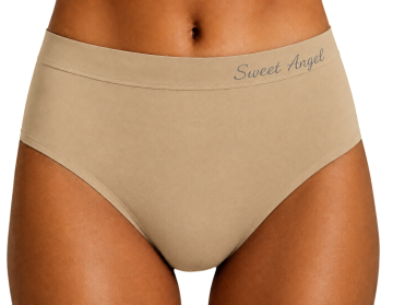 Beige naadloze dames slip sweet angel xg2027