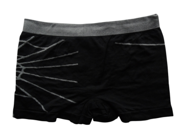 Belucci naadloze microfiber boxershorts gx5055  zwart achterzijde