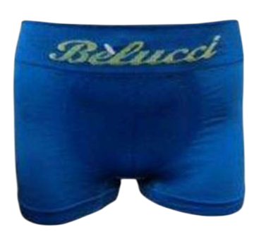 Belucci naadloze microfiber jongens boxershort 5053 blauw geel pop 0