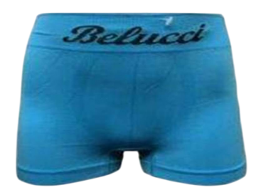 Belucci naadloze microfiber jongens boxershort 5053 licht blauw pop
