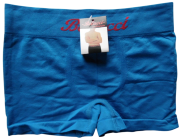 Belucci naadloze microfiber jongens boxershort 5053 turquoise rood