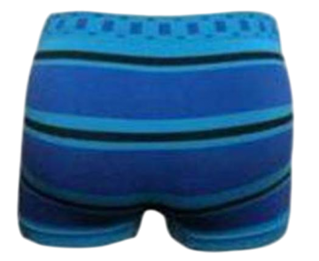 Belucci naadloze microfiber jongens boxershort 5056  blauw   licht blauw pop achterzijde