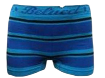 Belucci naadloze microfiber jongens boxershort 5056  blauw   licht blauw pop