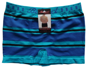 Belucci naadloze microfiber jongens boxershort 5056  blauw   licht blauw