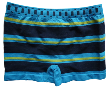 Belucci naadloze microfiber jongens boxershort 5056  blauw geel achterzijde