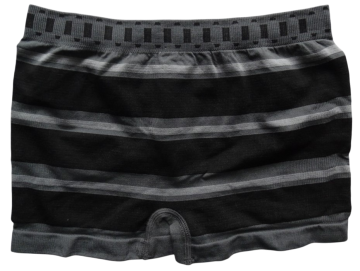 Belucci naadloze microfiber jongens boxershort 5056  grijs   zwart achterzijde