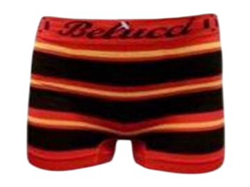 Belucci naadloze microfiber jongens boxershort 5056 rood pop