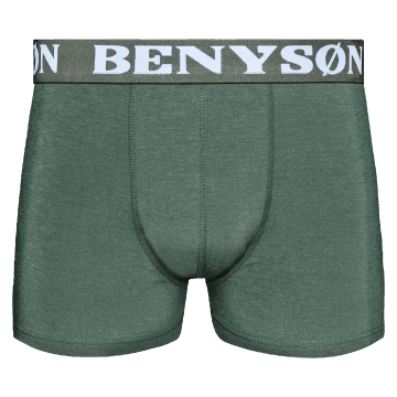 Benyson® heren boxershort, 95% katoen, model 4001 in groen, maat M ™ XXXL