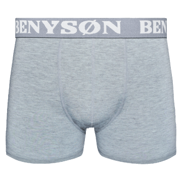 Benyson® heren boxershort, 95% katoen, model 4001 in lichtgrijs, maat M ™ XXXL