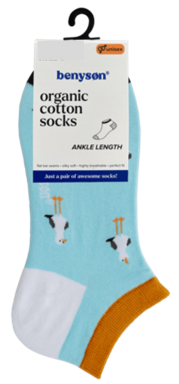 Benyson sneaker fun socks meeuwen 5602b