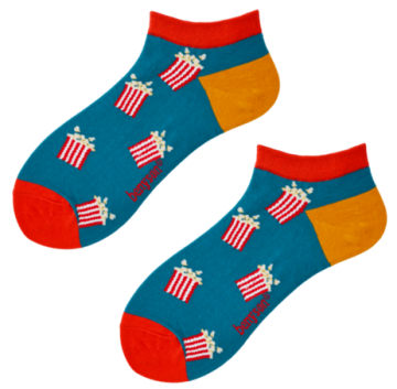 Benyson sneaker fun socks popcorn 5605 0