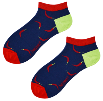 Benyson sneaker fun socks rode pepers 5606 0