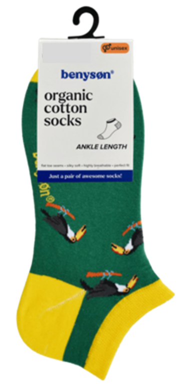 Benyson sneaker fun socks toekan 5603b