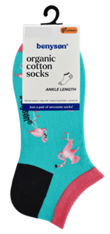 Benyson sneaker fun socksflamingo 5601b 0