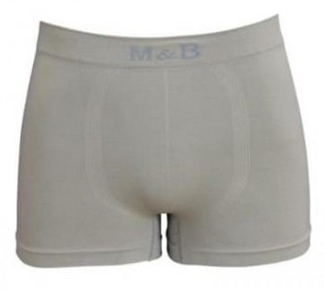 M&B B3152 naadloze boxershort in beige met aansluitende pasvorm
