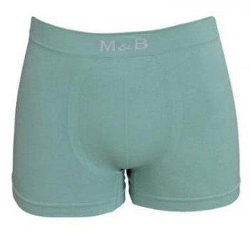 Naadloze M&B B3152 boxershort in legergroen