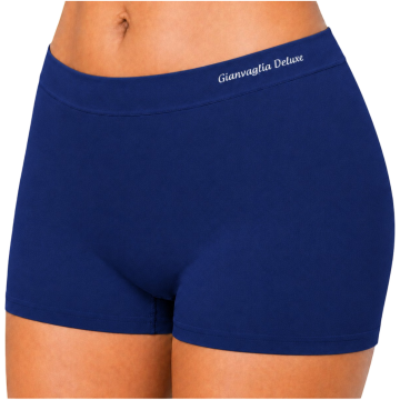 Donker blauwe naadloze hoge model dames boxer gianvaglia 3007 1