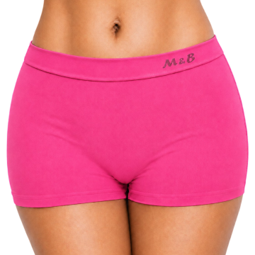 Donkerroze naadloze dames boxer mb b6027