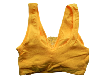 Donna comfort bh met kant 6602 geel achterkant