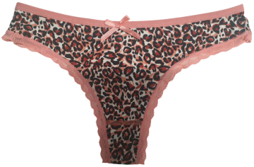 Fine woman string 808 luipaard zalm
