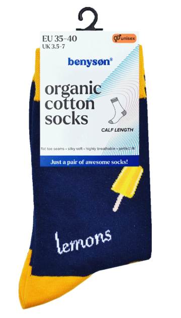 Fun sokken 074 lemon ice 2 0