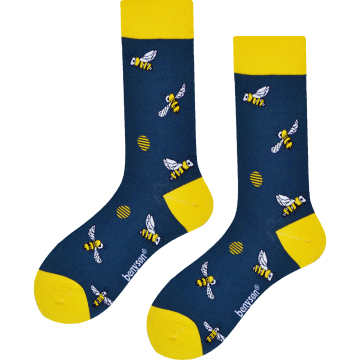 Fun sokken 076 bijen