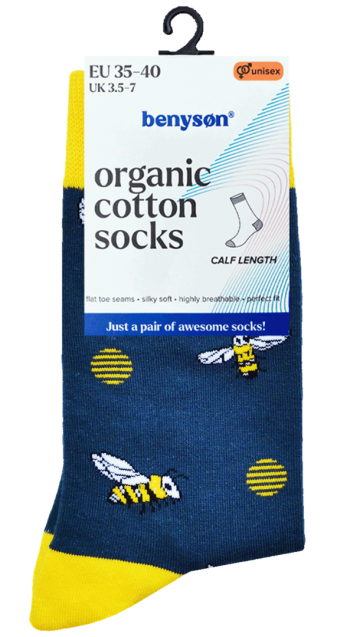 Fun sokken 076 bijen2