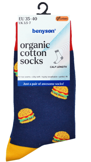 Fun sokken 083 hamburger 2