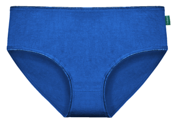 Gaubert® dames mini slip 901 in blauw. Hypoallergeen, huidvriendelijk
