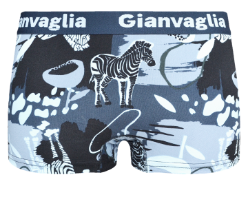 Gianvaglia Zebra Art Boxer 8806, stretch katoen, elastische tailleband