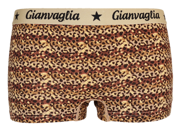 Gianvaglia dames boxers katoen 8041 bruin 1