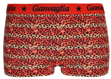 Gianvaglia dames boxers katoen 8041 rood 1