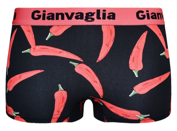 Gianvaglia dames boxers katoen gvg 8804 rode pepers