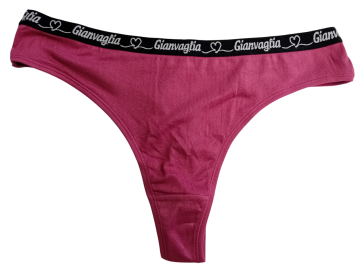 Gianvaglia dames string stretch katoen  820 oud roze