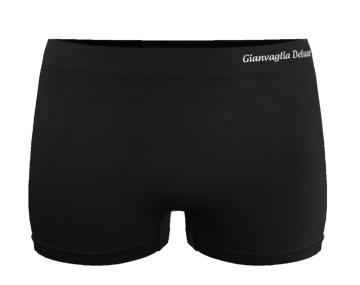 Naadloze dames boxer Gianvaglia 3007 zwart – hoog taille model, maat S t/m XXXL