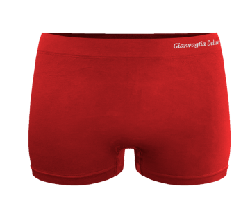 Naadloze dames boxer Gianvaglia 3007 rood – hoog taille model, maat S t/m XXXL