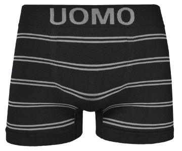 Gianvaglia heren boxershorts naadloos 9208 zwart