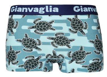 Dames boxershort met speelse schildpaddenprint