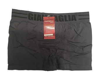 Gianvaglia naadloze heren boxershort  9702 antraciet