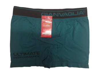 Gianvaglia naadloze heren boxershort  9703  turquoise