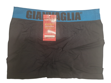 Gianvaglia naadloze heren boxershort 9701  blauw